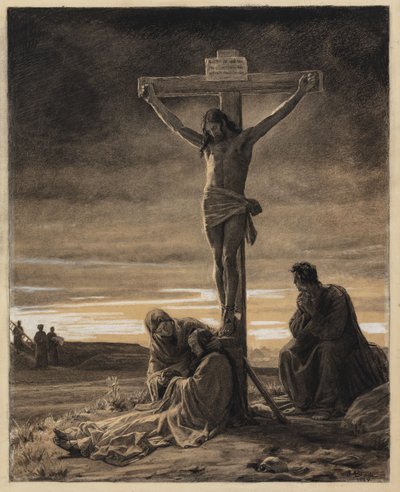 Cristo en la cruz de Carl Bloch