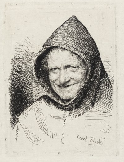 Leende munk de Carl Bloch