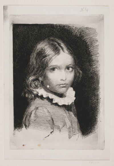 Retrato de Clara Emilie Rose Bloch de Carl Bloch
