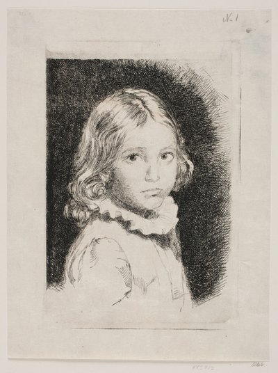 Retrato de Clara Emilie Rose Bloch de Carl Bloch