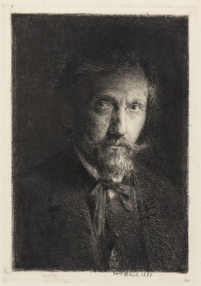 Autorretrato de Carl Bloch