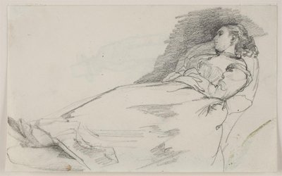 Mujer durmiendo (Alma Bloch) de Carl Bloch
