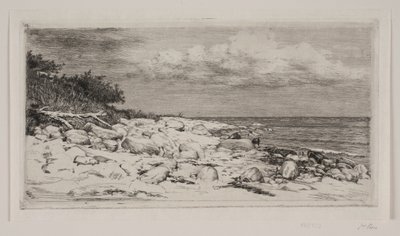 Costa rocosa de Carl Bloch