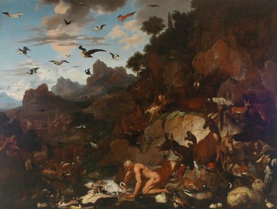 La locura de Nabucodonosor, c. 1680 de Carl Borromaus Andreas Ruthart
