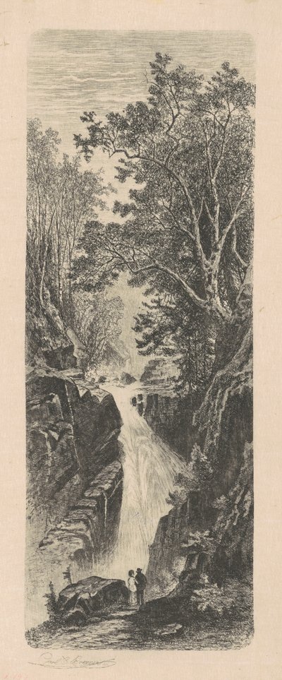 Cascada, Montañas Cumberland de Carl C. Brenner