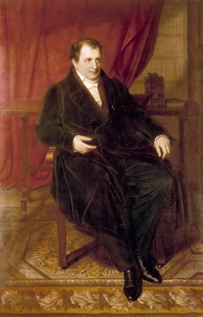 Retrato de Johann Ludwig Tieck 1773-1853, 1835 de Carl Christian Vogel von Vogelstein