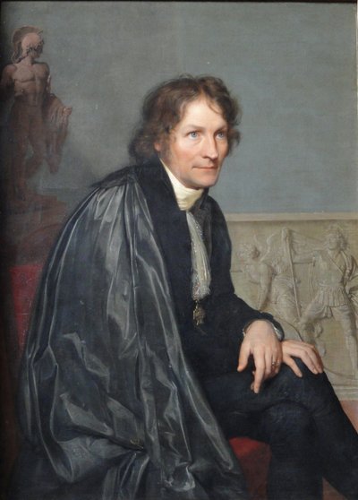 Retrato del escultor Bertel Thorvaldsen 1770-1844, 1814 de Carl Christian Vogel von Vogelstein