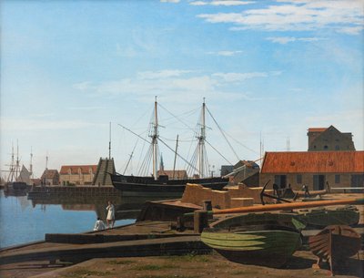 Vista de la plaza Larsen, cerca del puerto de Copenhague de Carl Dahl