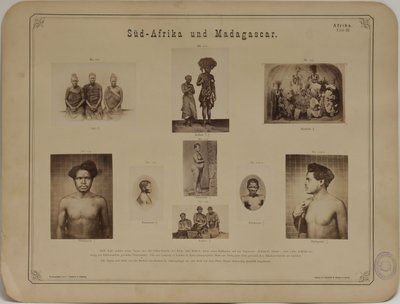 Álbum fotográfico sobre antropología- etnología de Carl Dammann