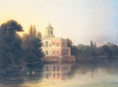 Vista del Marmorpalais bei Potsdam de Carl Daniel Freydanck