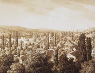 Vista de Bakhchisaray, 1824 de Carl Ferdinand von Kugelgen