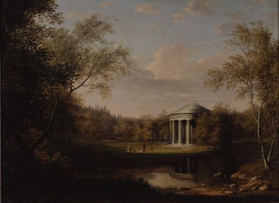 Vista del Templo de la Amistad en Pavlovsk, c. 1800 de Carl Ferdinand von Kugelgen