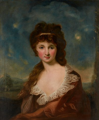 Retrato de una dama, supuestamente Harriet Rochfort (1758-1854) según la etiqueta en el reverso de Carl Frederick von Breda