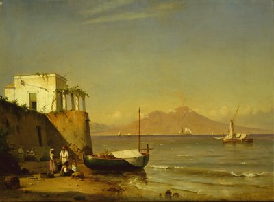 El Vesubio visto desde Capri de Carl Frederik Sorensen