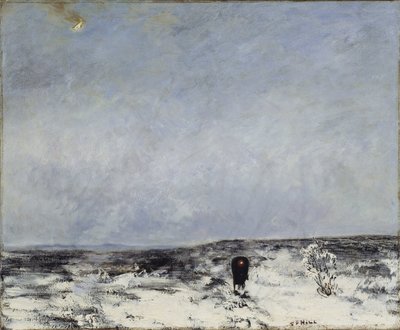 Paisaje de brezal con un carruaje de Carl Fredrik Hill