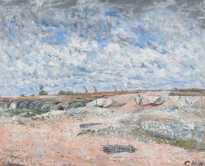 Paisaje con nubes flotantes de Carl Fredrik Hill