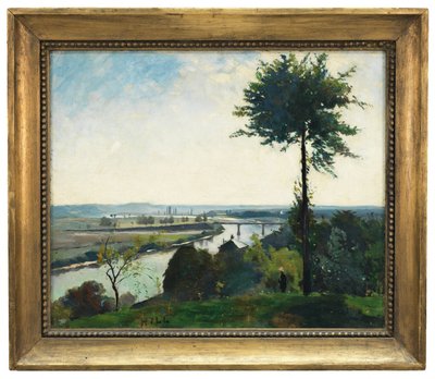 El árbol y el río III, Francia de Carl Fredrik Hill