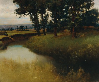 paisaje de la tarde de Carl Freiherr von Pidoll zu Quintenbach