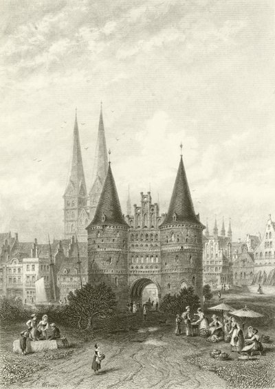 La Puerta de Holstein, Lubeck de Carl Friedrich Heinrich Werner
