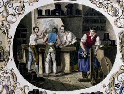 Tienda del sombrerero de Carl and Geiger Peter Johann Nepomuk Kunz
