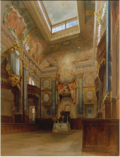 Capilla en el Palacio de Charlottenburg de Carl Georg Anton Gräb