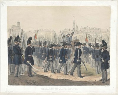 Guardia Nacional y legión colegial de Carl Goebel