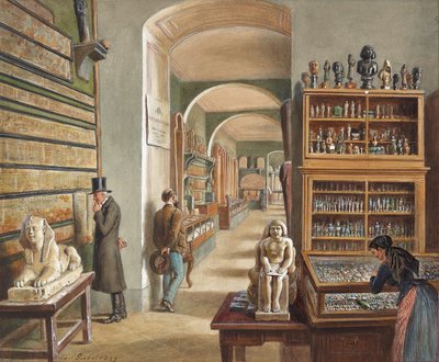 El segundo gabinete de la colección egipcia de Carl Goebel d. J.