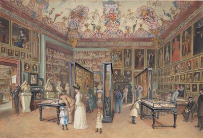 La habitación del árbol genealógico de Carl Goebel d. J.