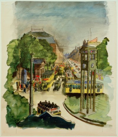 Carl Grossberg, Potsdamer Platz de Carl Grossberg