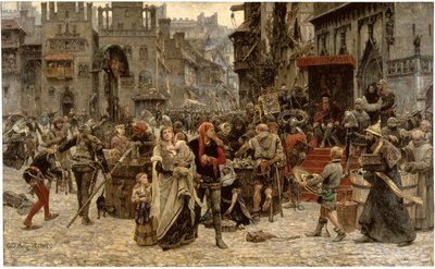 Sueco: Valdemar Atterdag pide rescate por Visby en 1361
 Valdemar Atterdag pide el rescate de Visby en 1361 de Carl Gustaf Hellqvist
