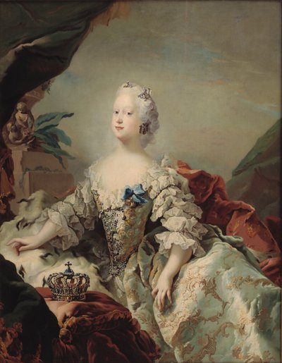 Luisa de Gran Bretaña 1724-1751, Reina de Dinamarca, 1747 de Carl Gustaf Pilo