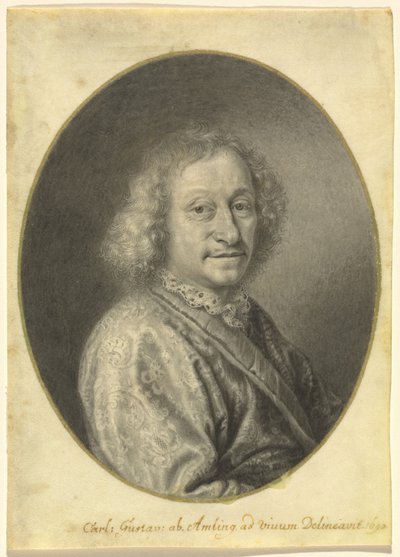 Retrato de un Caballero de Carl Gustav Amling