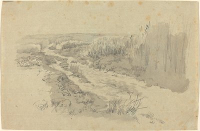 Un Camino a Través de los Campos Cerca de Leipzig de Carl Gustav Carus