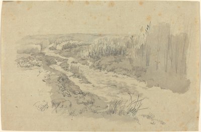 Un sendero por los campos cercanos a Leipzig de Carl Gustav Carus