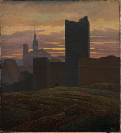 Castillo Imperial de Eger de Carl Gustav Carus
