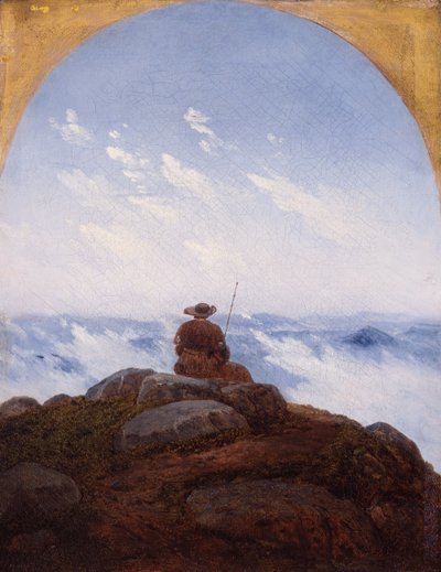 Caminante sobre el Mar de Nubes de Carl Gustav Carus