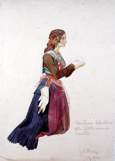Una dama dálmata del 
