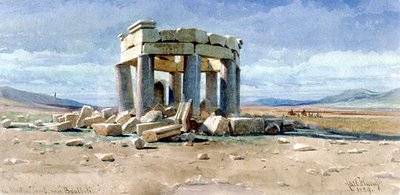 Una tumba musulmana cerca de Baalbek de Carl Haag