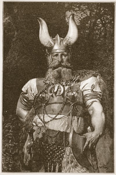 Un Jefe Vikingo, ilustración de 