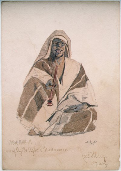 Abd Allah, uno de los beduinos de Agile Agha de Carl Haag