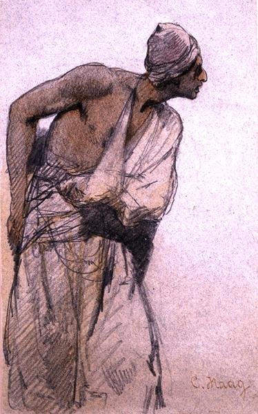 Un campesino árabe de Carl Haag