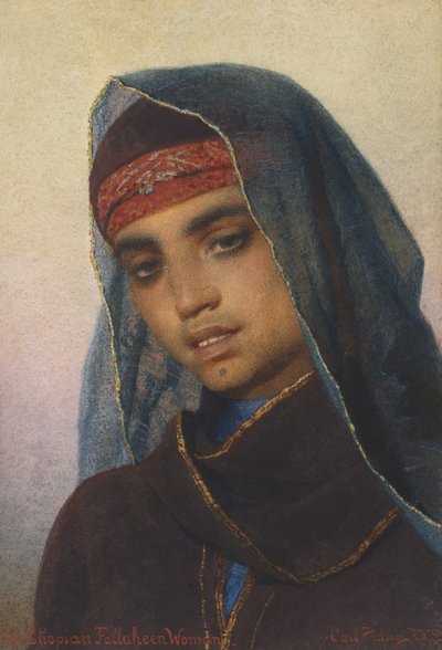 Una mujer fellah etíope de Carl Haag