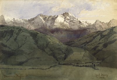 Tierras Altas de Baviera, 1852 de Carl Haag
