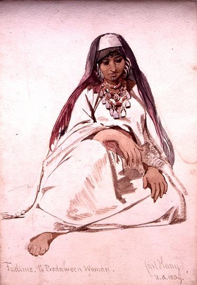 Fadine, una Mujer Beduina de Carl Haag