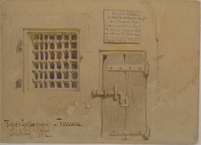 La prisión de Jasso en Ferrara, 1852 de Carl Haag