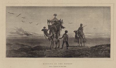 Mañana en el desierto de Carl Haag