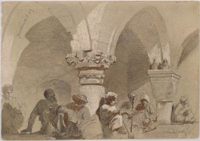 Fumadores de pipa, Jerusalén de Carl Haag