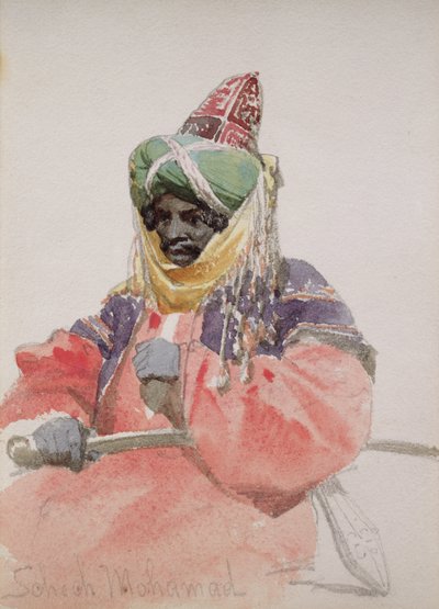 Retrato de un árabe de Carl Haag