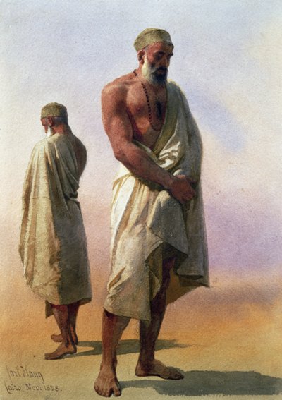 Dos derviches, 1858 de Carl Haag