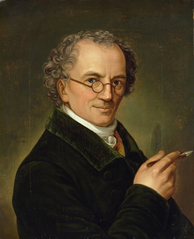 El artista Friedrich Carl Groger (1766-1838) 1828 de Carl Heinrich Adolph Grimm